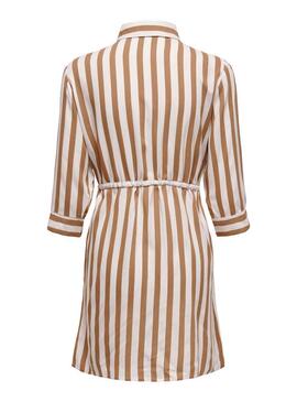 Vestido Only Tamari Listas para Mulher