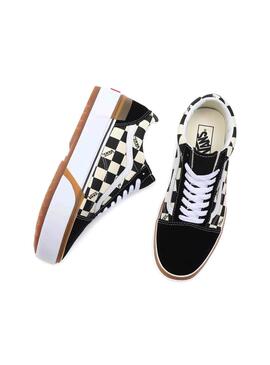 Sapatilhas Vans Checkerboard Old Skool Stacked