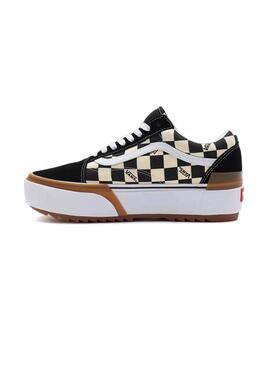 Sapatilhas Vans Checkerboard Old Skool Stacked