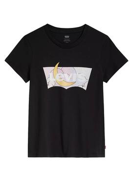 T-Shirt Levis The Perfect Tee Preto para Mulher