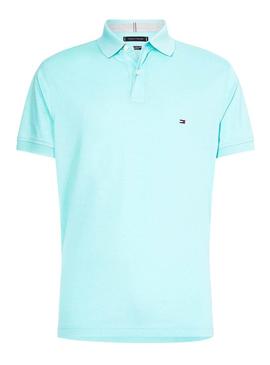 Polo Tommy Hilfiger 1985 Miami Aqua para Homem