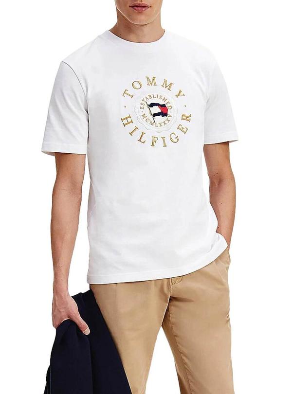 t shirt branca tommy
