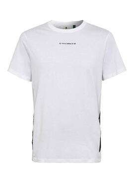 T-Shirt G-Star Sport Tape Branco para Homem