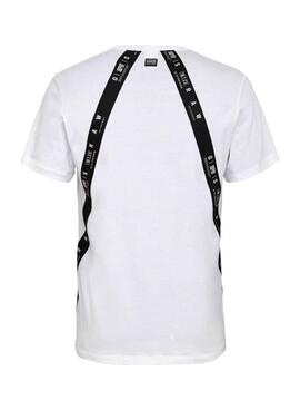 T-Shirt G-Star Sport Tape Branco para Homem
