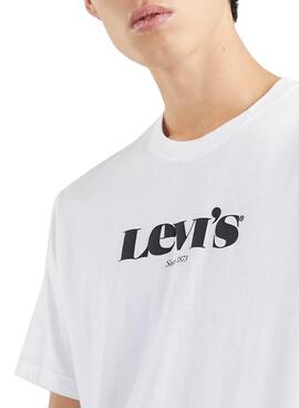 T-Shirt Levis Tee Branco para Homem