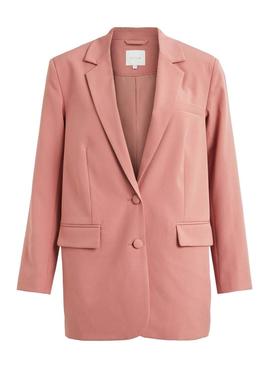 Blazer Vila Vikalinka Rosa para Mulher