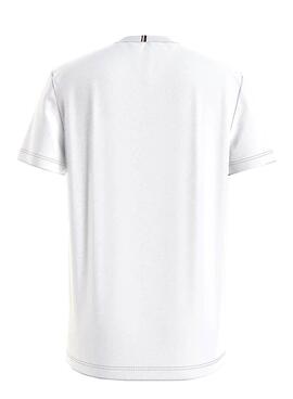 T-Shirt Tommy Hilfiger Essential Logo Branco Menino