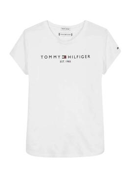 T-Shirt Tommy Hilfiger Essential Branco para Menina