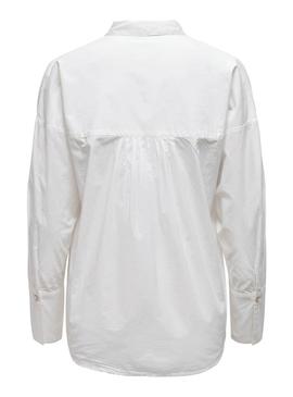 Camisa Only Sybil Branco para Mulher