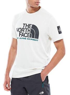 T-Shirt The North Face Fine ALP Branco Homem 