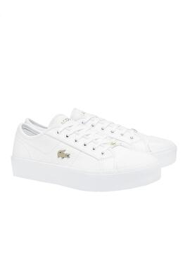 Sapatilhas Lacoste Ziane Plus Branco para Mulher