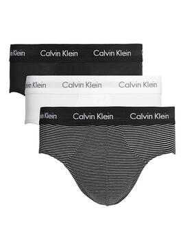 Slips Calvin Klein Cotton Stretch Branco Homem