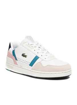 Sapatilhas Lacoste T-Clip Branco para Mulher