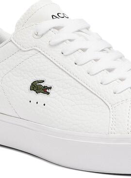 Sapatilhas Lacoste Powercourt Branco para Mulher