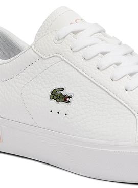 Sapatilhas Lacoste Powercourt Branco para Mulher