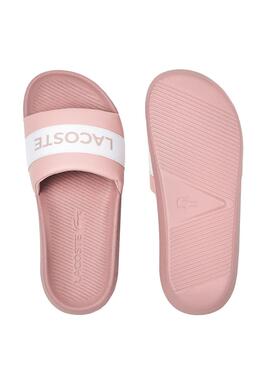 Flip flops Lacoste Croco Slide Rosa para Mulher