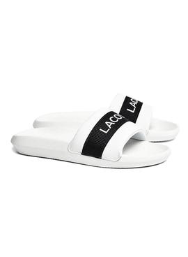 Flip flops Lacoste Croco Slide Branco Homem Mulher