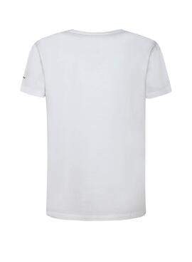 T-Shirt Pepe Jeans Finn Branco para Menino