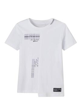 T-Shirt Name It Bandal Branco para Menino