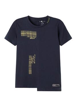 T-Shirt Name It Bandal Azul Marinho para Menino