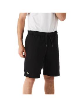 Bermuda Lacoste Sport Tênis Preto para Homem