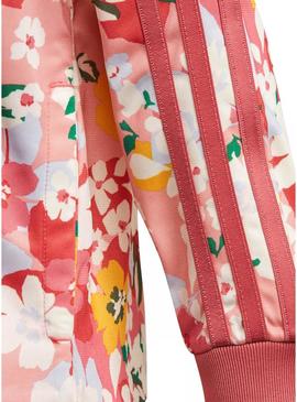 Fato de treino Adidas Floral Rosa para Menina