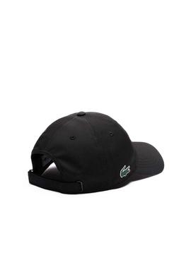 Gorro Lacoste Sport Tafetá Preto para Homem