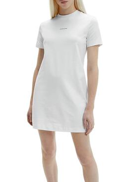 Vestido Calvin Klein Micro Branco para Mulher
