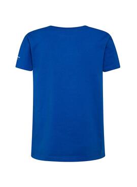 T-Shirt Pepe Jeans Jack Azul para Menino