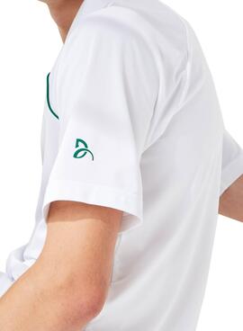 Polo Lacoste Sport x Novak Djokovic Branco Homem