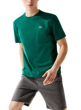 T-Shirt Lacoste Sport Básica Verde para Homem