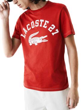 T-Shirt Lacoste 27 Vermelho para Homem