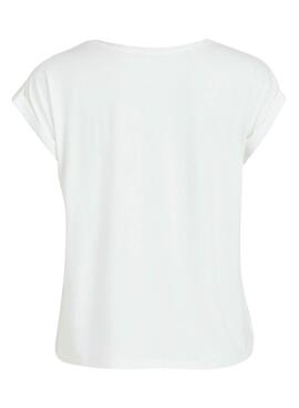 T-Shirt Vila Viellette Branco para Mulher