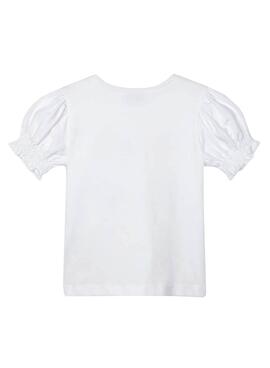 T-Shirt Mayoral Ecofriends Ciao Branco para Menina