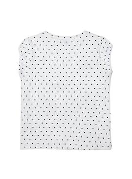 T-Shirt Mayoral Topitos Branco para Menina