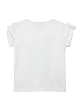 T-Shirt Mayoral Cuadro Liberty Branco para Menina
