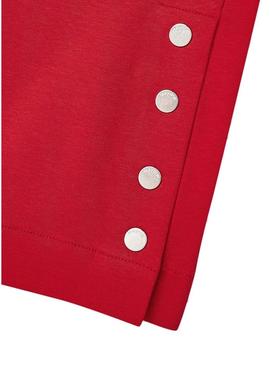 Calças Mayoral Culotte Vermelho Poppy para Menina