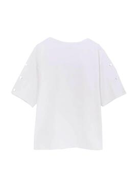 T-Shirt Mayoral Pinos Branco para Menina