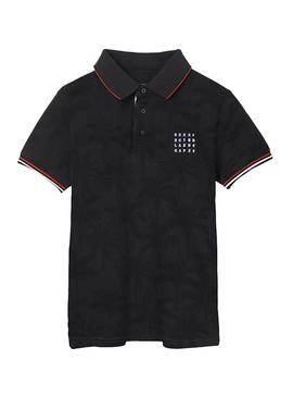 Polo Mayoral estampada Preto para Menino