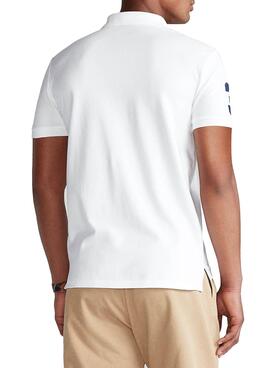 Polo Polo Ralph Lauren Cavalo Triplo Branco