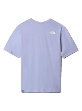 T-Shirt The North Face Easy Sweet Morado Mulher