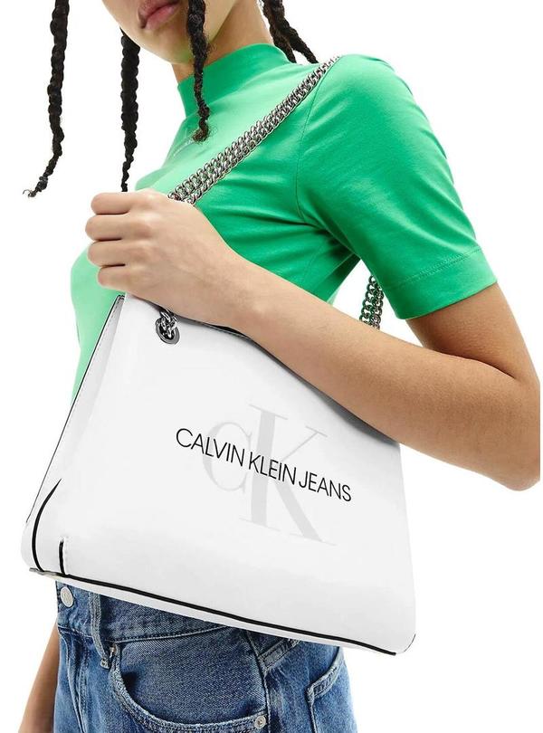 flap shoulder bolsa calvin klein