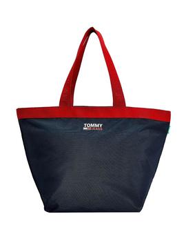 Bolsa Tommy Jeans Campus Tote Azul Marinho Mulher