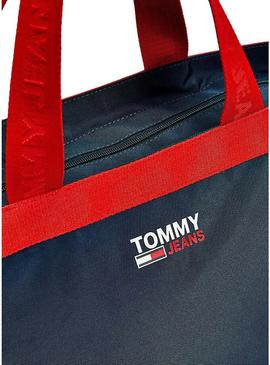 Bolsa Tommy Jeans Campus Tote Azul Marinho Mulher