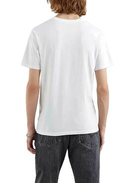 T-Shirt Levis Graphic Crewneck Tee Branco Homem