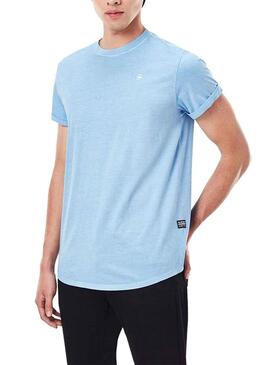 T-Shirt G-Star Lash Azul para Homem