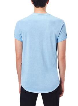 T-Shirt G-Star Lash Azul para Homem