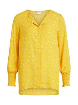 Camisa Vila Vidotties Amarelo para Mulher