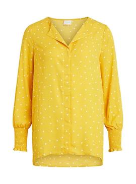 Camisa Vila Vidotties Amarelo para Mulher