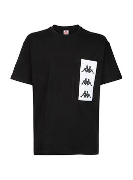 T-Shirt Kappa Ewan Preto para Homem